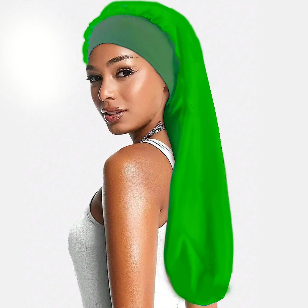 Bonnet de Nuit en Satin - 9 Couleurs | Bonnet Cheveux Bouclés & Crépus - Taille Unique Confortable