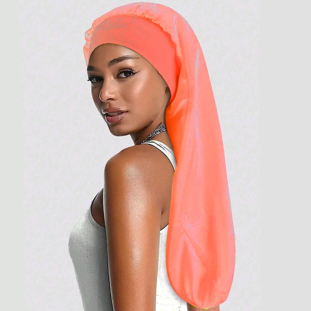 Bonnet de Nuit en Satin - 9 Couleurs | Bonnet Cheveux Bouclés & Crépus - Taille Unique Confortable