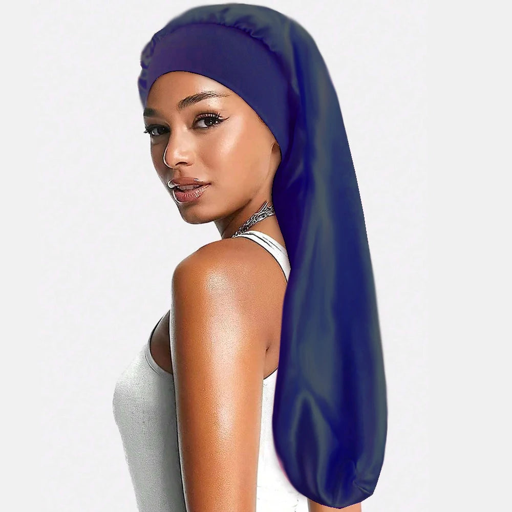 Bonnet de Nuit en Satin - 9 Couleurs | Bonnet Cheveux Bouclés & Crépus - Taille Unique Confortable