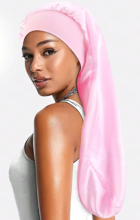Bonnet de Nuit en Satin - 9 Couleurs | Bonnet Cheveux Bouclés & Crépus - Taille Unique Confortable
