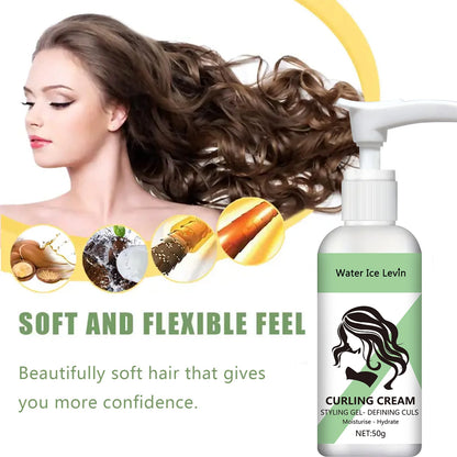 Crème Coiffante Cheveux Bouclés – Hydratation, Définition &amp; Brillance